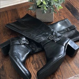 Adrienne Vittadini Tall black boots Size 9.5